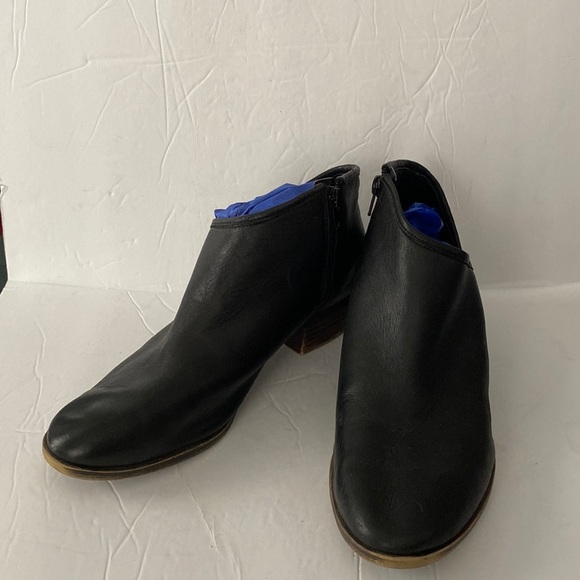 Lucky Brand Black Brekke Leather Bootie - Picture 2 of 11